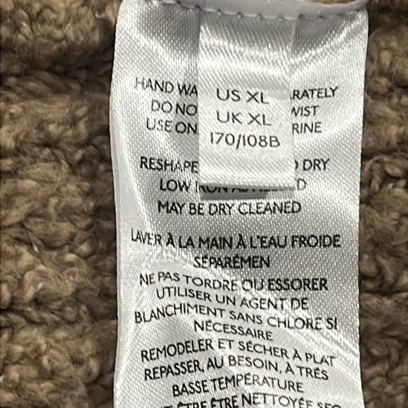 by Anthropologie Mock neck Boucle Knit in Tan XL - Picture 10 of 13